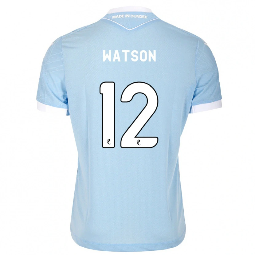 Danxen Kvinnor Johnny Watson #12 Ljus Himmelsblå Vit Bortatröja Matchtröjor 2026/27 Tröjor T-Tröja