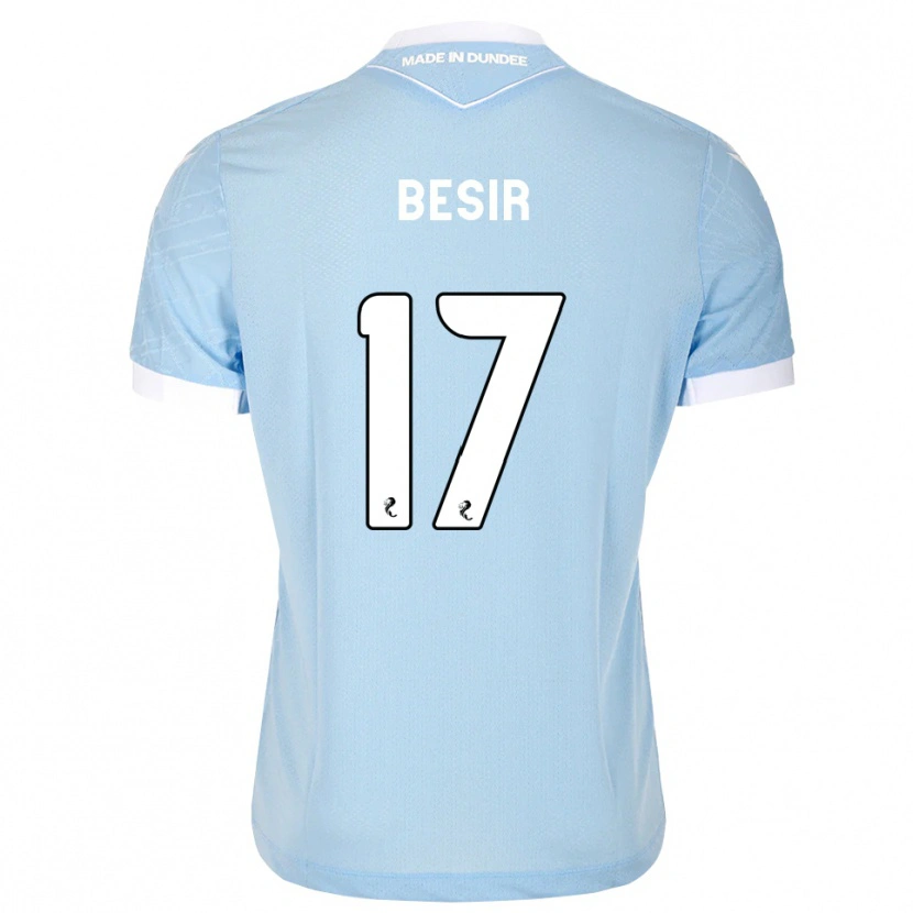 Danxen Kvinnor Zan Besir #17 Ljus Himmelsblå Vit Bortatröja Matchtröjor 2026/27 Tröjor T-Tröja