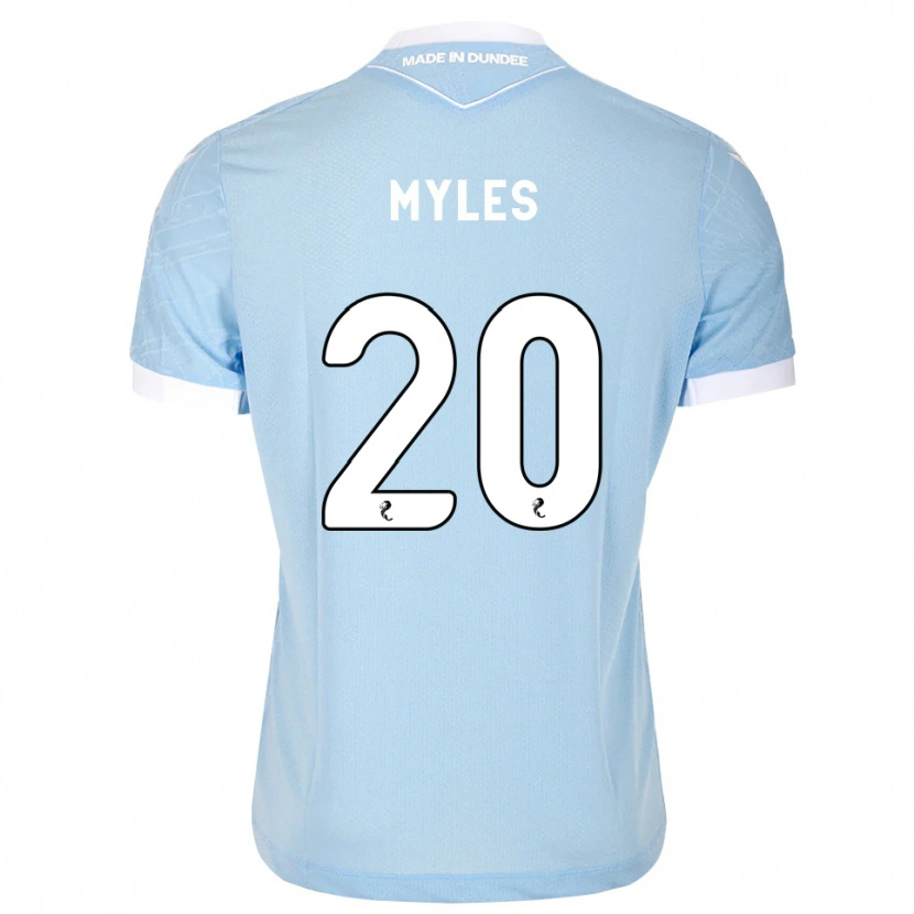 Danxen Kvinnor Logan Myles #20 Ljus Himmelsblå Vit Bortatröja Matchtröjor 2026/27 Tröjor T-Tröja