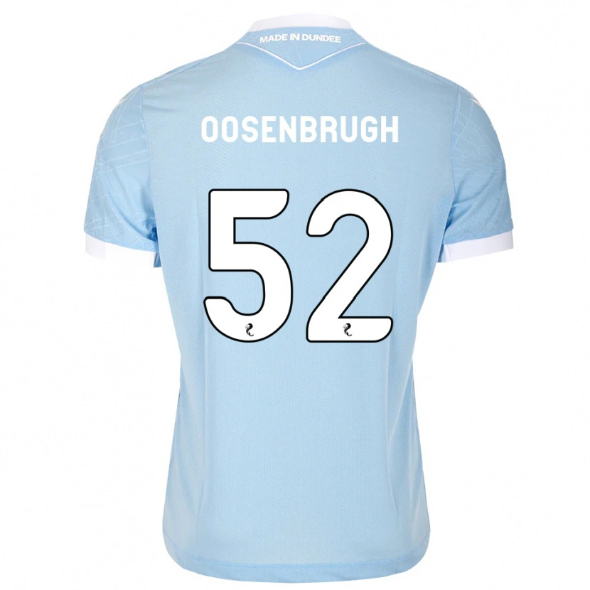 Danxen Kvinnor Charley Oosenbrugh #52 Ljus Himmelsblå Vit Bortatröja Matchtröjor 2026/27 Tröjor T-Tröja