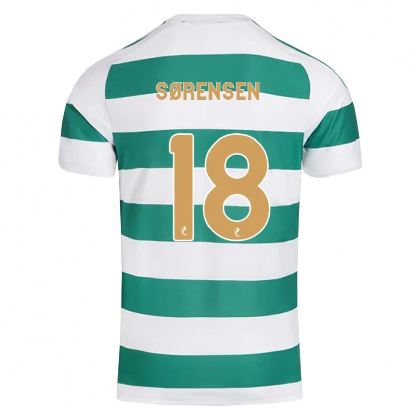 Danxen Kvinnor Oliver Sørensen #18 Mörk Cyan Vit Hemmatröja Matchtröjor 2026/27 Tröjor T-Tröja