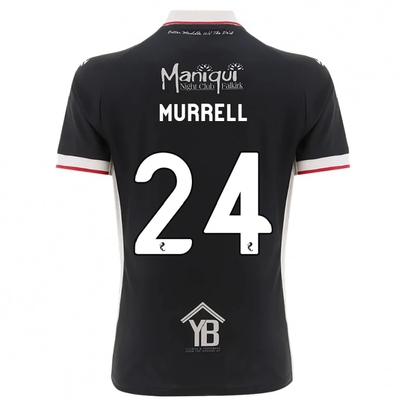 Danxen Barn Jacob Murrell #24 Svart Vit Röd Hemmatröja Matchtröjor 2026/27 Tröjor T-Tröja