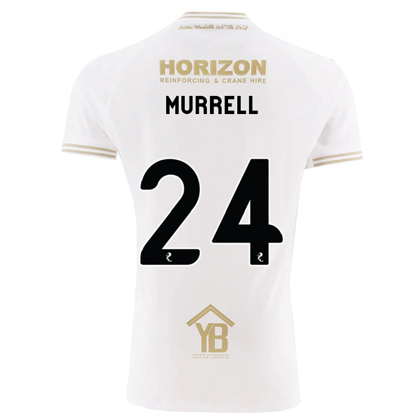 Danxen Barn Jacob Murrell #24 Vete Vit Bortatröja Matchtröjor 2026/27 Tröjor T-Tröja