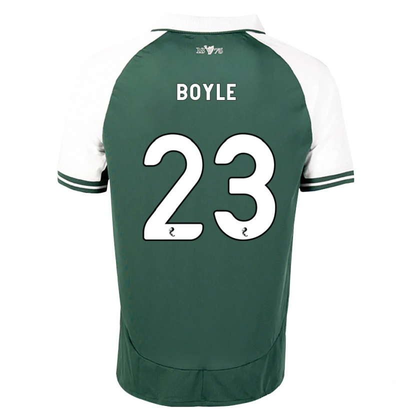Danxen Barn Rachael Boyle #23 Havsgrön Vit Hemmatröja Matchtröjor 2026/27 Tröjor T-Tröja