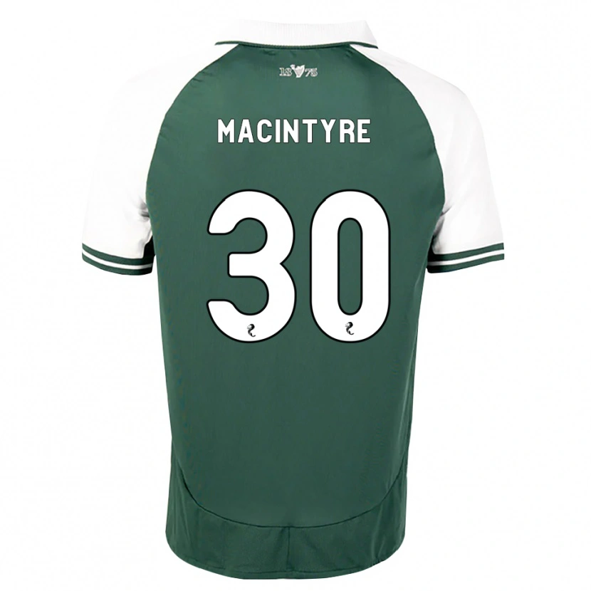 Danxen Barn Jacob Macintyre #30 Havsgrön Vit Hemmatröja Matchtröjor 2026/27 Tröjor T-Tröja