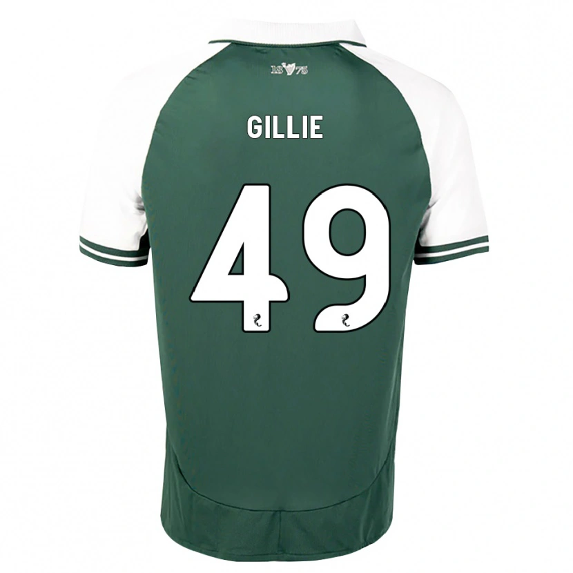 Danxen Barn Lewis Gillie #49 Havsgrön Vit Hemmatröja Matchtröjor 2026/27 Tröjor T-Tröja