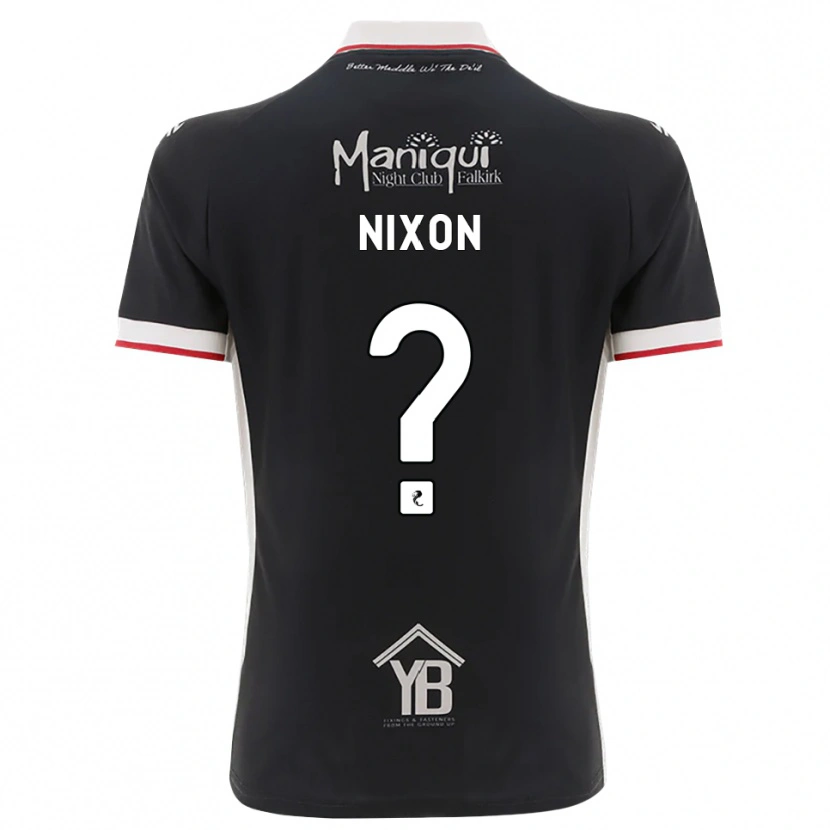 Danxen Barn Stevie Nixon #0 Svart Vit Röd Hemmatröja Matchtröjor 2026/27 Tröjor T-Tröja