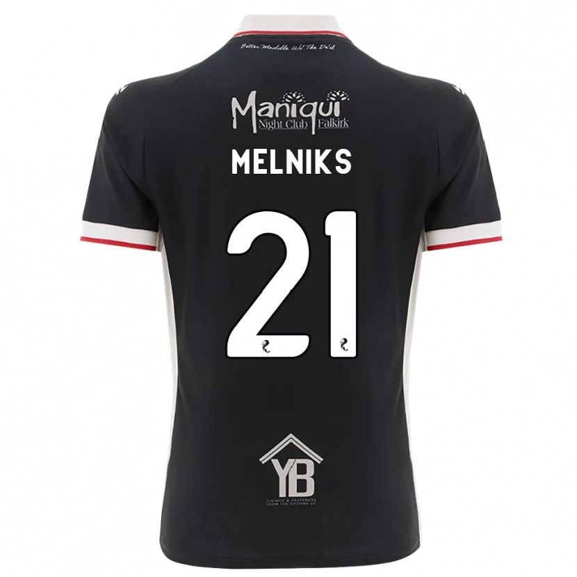 Danxen Barn Deniss Melniks #21 Svart Vit Röd Hemmatröja Matchtröjor 2026/27 Tröjor T-Tröja