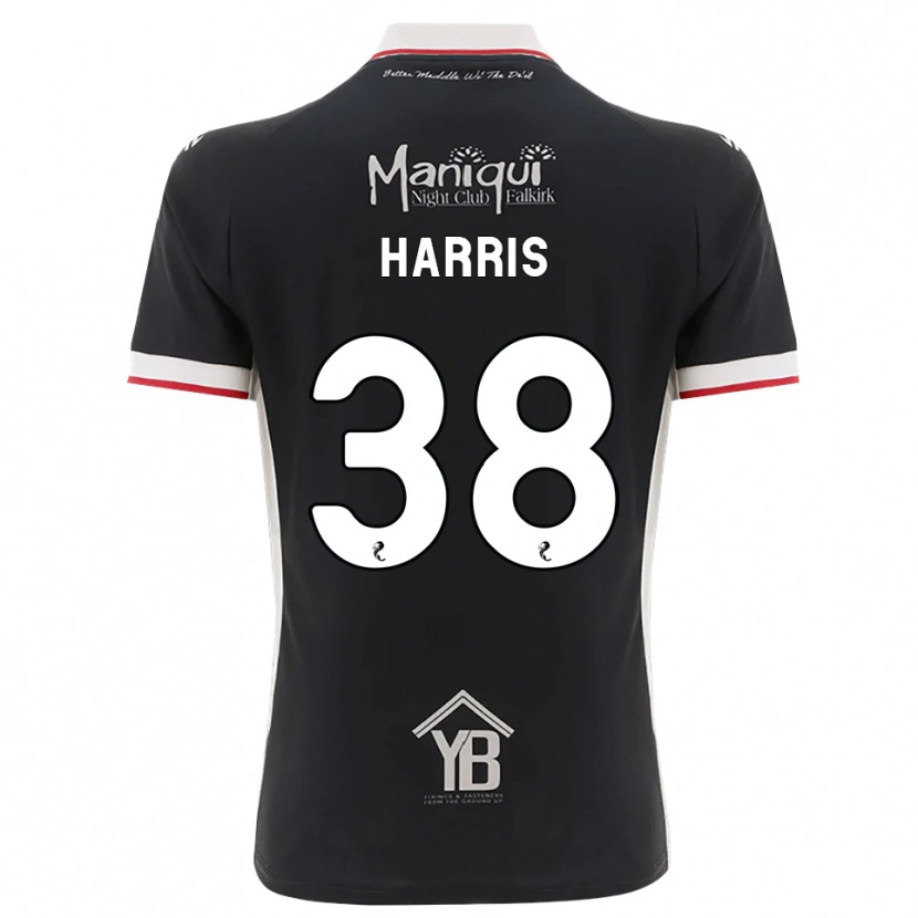Danxen Barn Leo Harris #38 Svart Vit Röd Hemmatröja Matchtröjor 2026/27 Tröjor T-Tröja
