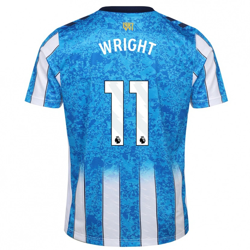 Danxen Barn Haji Wright #11 Vit Blå Orange Hemmatröja Matchtröjor 2026/27 Tröjor T-Tröja