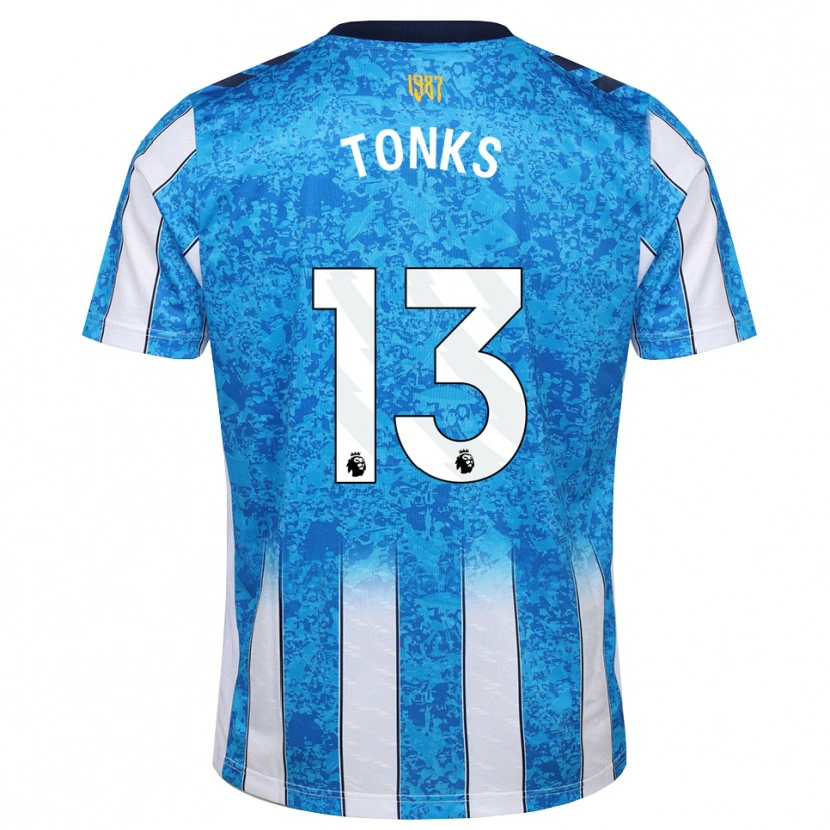 Danxen Barn Harrison Tonks #13 Vit Blå Orange Hemmatröja Matchtröjor 2026/27 Tröjor T-Tröja