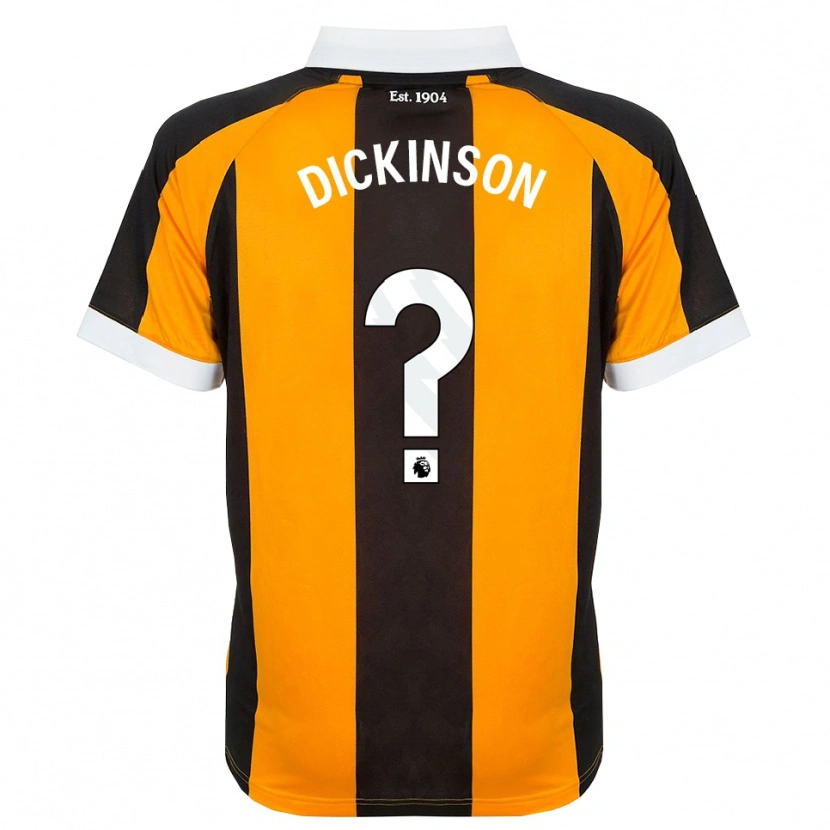 Danxen Barn George Dickinson #0 Orange Svart Vit Hemmatröja Matchtröjor 2026/27 Tröjor T-Tröja