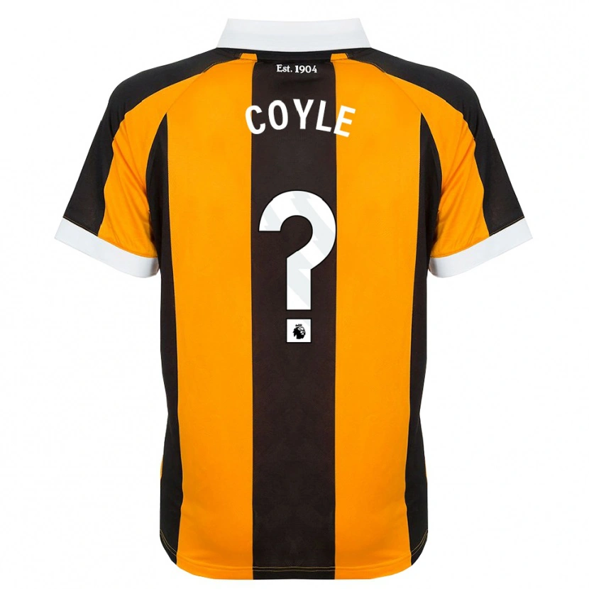 Danxen Barn Rocco Coyle #0 Orange Svart Vit Hemmatröja Matchtröjor 2026/27 Tröjor T-Tröja