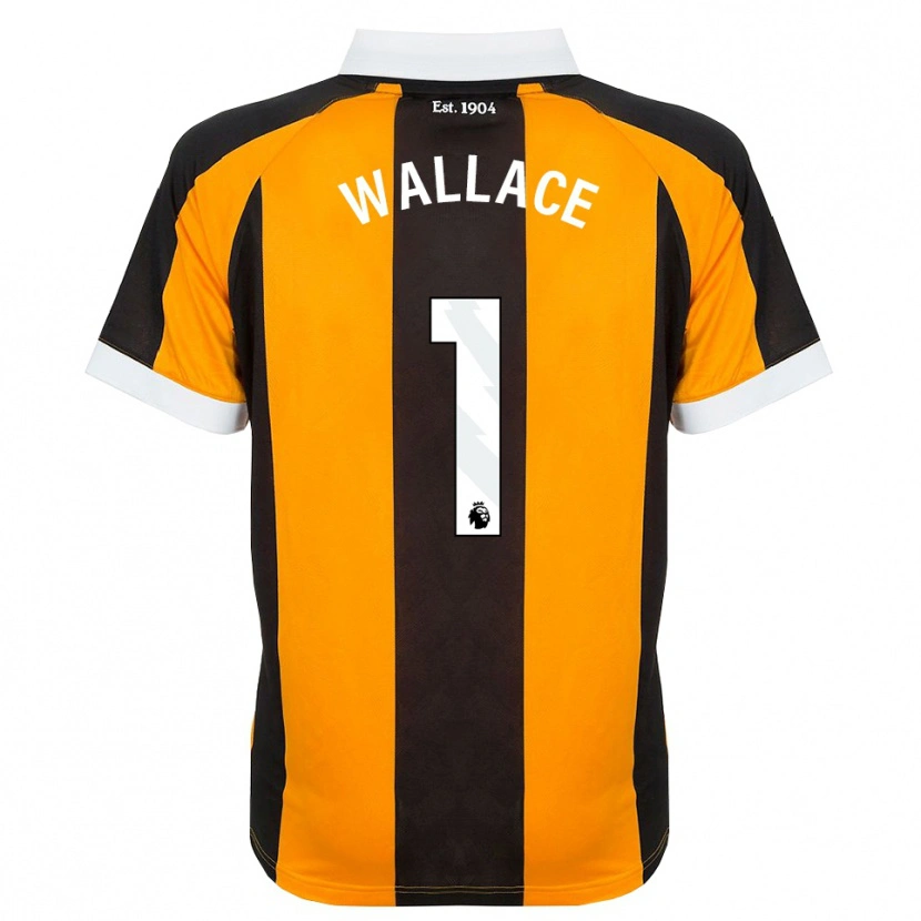 Danxen Barn Abbi Wallace #1 Orange Svart Vit Hemmatröja Matchtröjor 2026/27 Tröjor T-Tröja