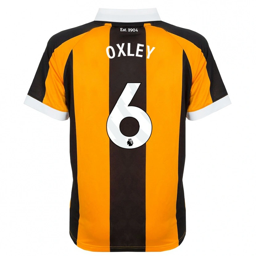 Danxen Barn Tilly Oxley #6 Orange Svart Vit Hemmatröja Matchtröjor 2026/27 Tröjor T-Tröja