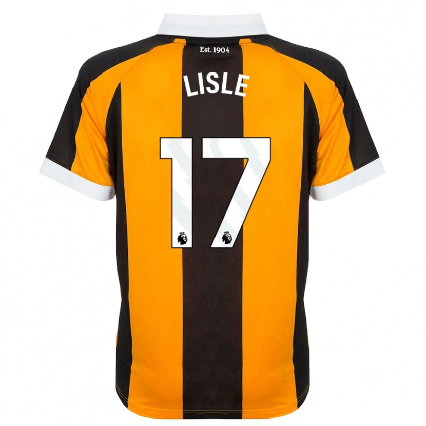 Danxen Barn Mary Lisle #17 Orange Svart Vit Hemmatröja Matchtröjor 2026/27 Tröjor T-Tröja