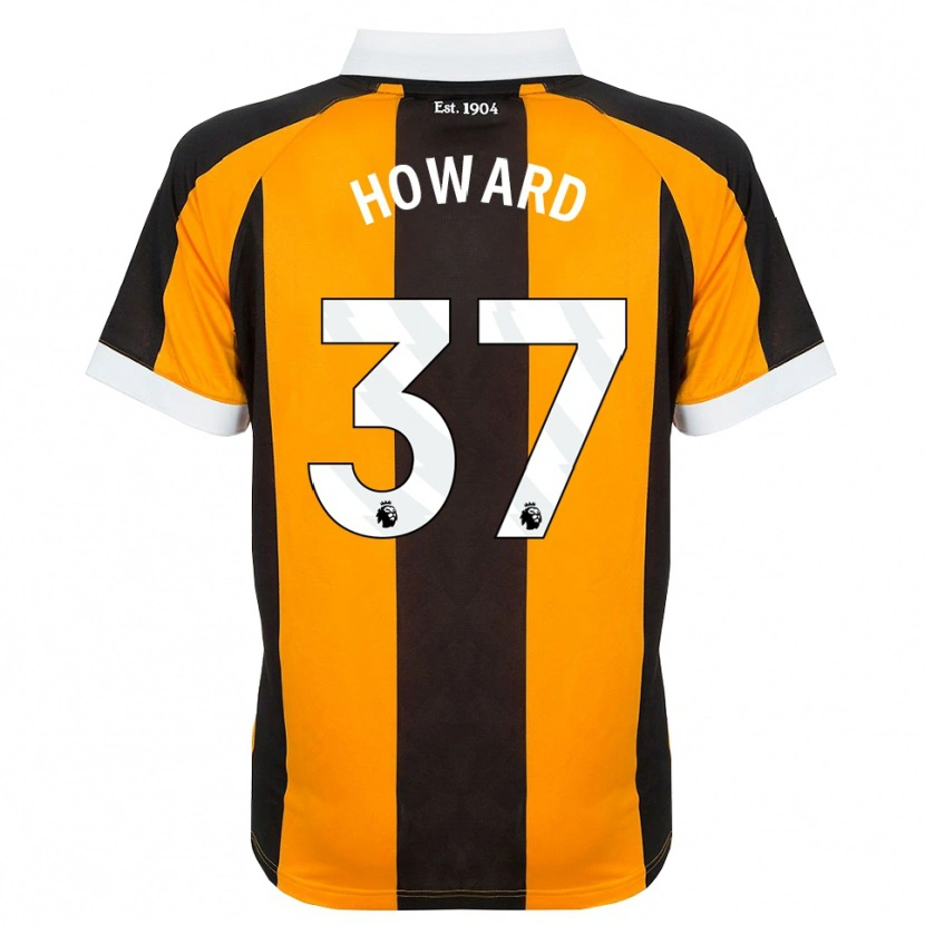 Danxen Barn Scarlet Howard #37 Orange Svart Vit Hemmatröja Matchtröjor 2026/27 Tröjor T-Tröja
