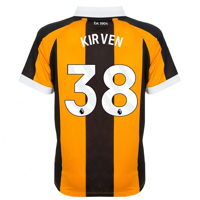 Danxen Barn Tess Kirven #38 Orange Svart Vit Hemmatröja Matchtröjor 2026/27 Tröjor T-Tröja