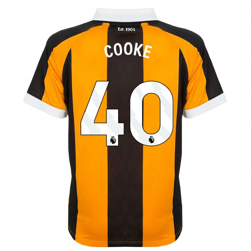 Danxen Barn Megan Cooke #40 Orange Svart Vit Hemmatröja Matchtröjor 2026/27 Tröjor T-Tröja