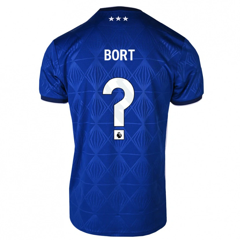 Danxen Barn Antoni Bort #0 Mellanblå Vit Röd Hemmatröja Matchtröjor 2026/27 Tröjor T-Tröja