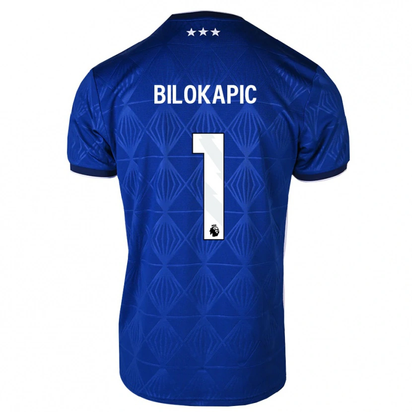 Danxen Barn Nicholas Bilokapic #1 Mellanblå Vit Röd Hemmatröja Matchtröjor 2026/27 Tröjor T-Tröja