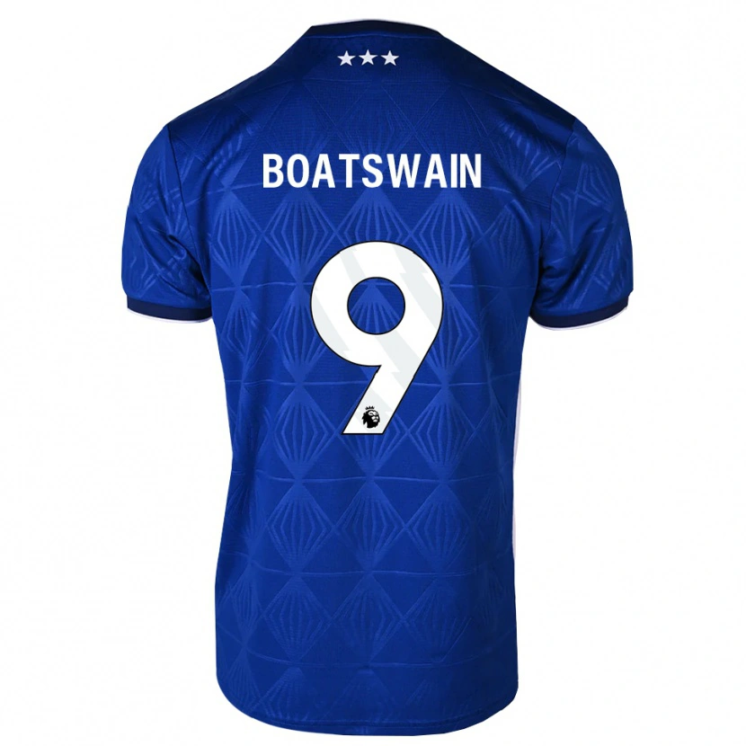 Danxen Barn Ashley Boatswain #9 Mellanblå Vit Röd Hemmatröja Matchtröjor 2026/27 Tröjor T-Tröja