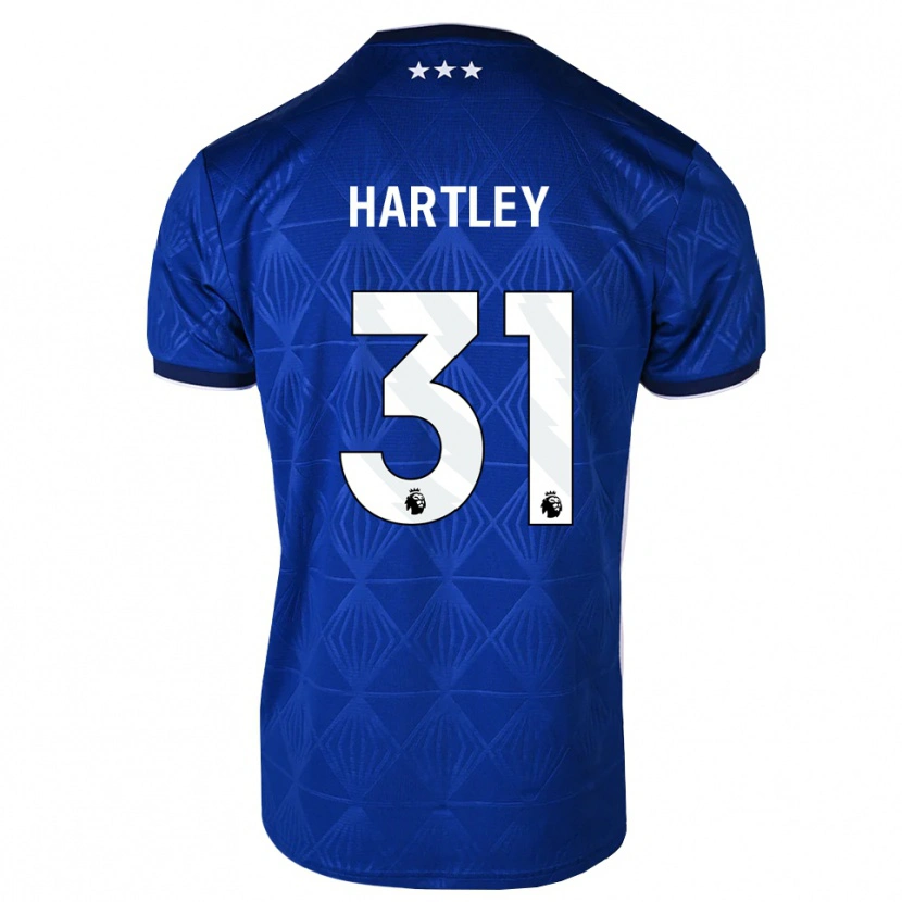 Danxen Barn Laura Hartley #31 Mellanblå Vit Röd Hemmatröja Matchtröjor 2026/27 Tröjor T-Tröja