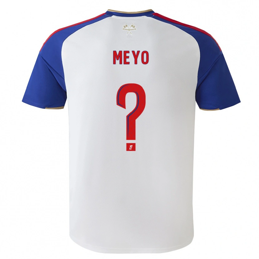 Danxen Barn Bryan Meyo #0 Kungligt Blå Röd Vit Hemmatröja Matchtröjor 2026/27 Tröjor T-Tröja