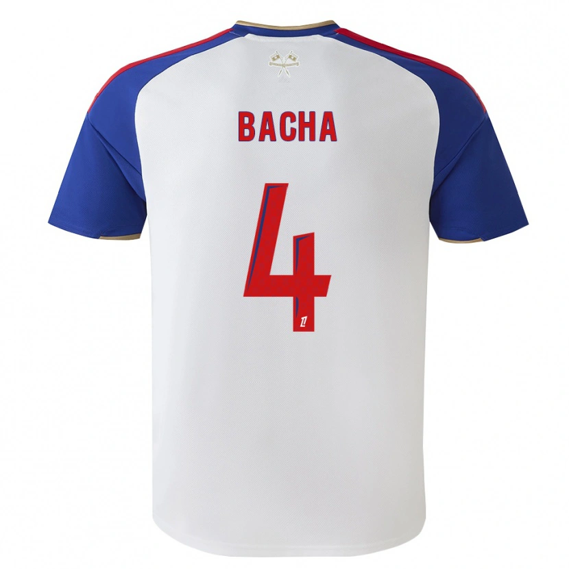 Danxen Barn Selma Bacha #4 Kungligt Blå Röd Vit Hemmatröja Matchtröjor 2026/27 Tröjor T-Tröja