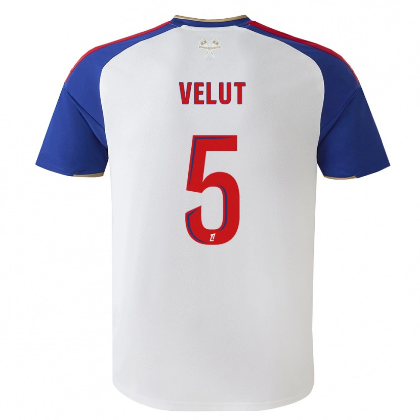 Danxen Barn Nolan Velut #5 Kungligt Blå Röd Vit Hemmatröja Matchtröjor 2026/27 Tröjor T-Tröja