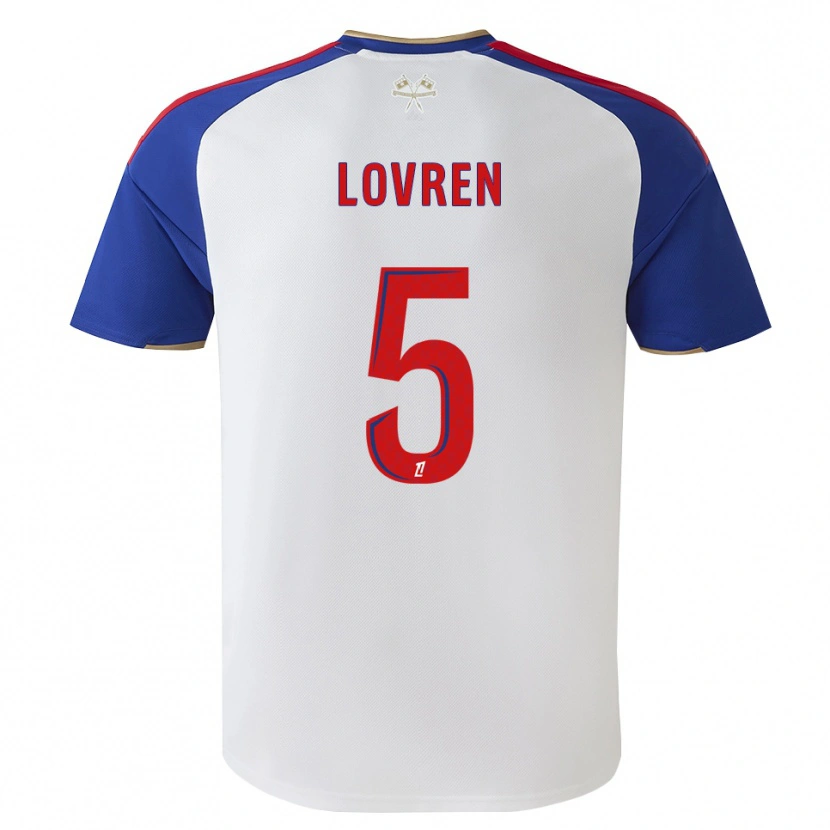 Danxen Barn Dejan Lovren #5 Kungligt Blå Röd Vit Hemmatröja Matchtröjor 2026/27 Tröjor T-Tröja