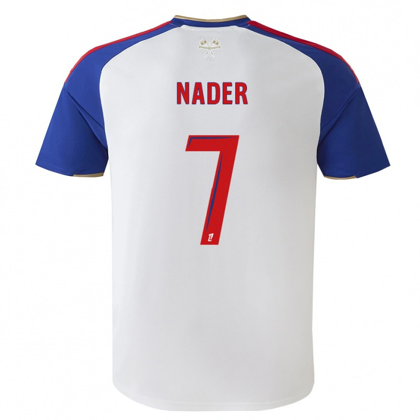 Danxen Barn Saad Nader #7 Kungligt Blå Röd Vit Hemmatröja Matchtröjor 2026/27 Tröjor T-Tröja