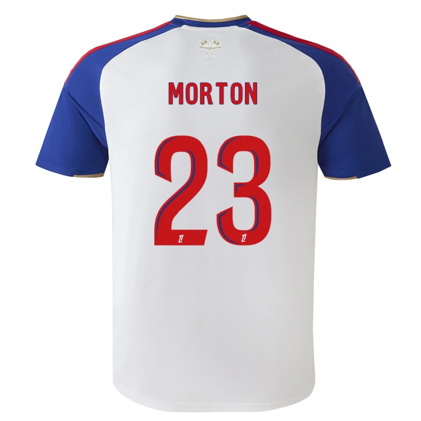 Danxen Barn Tyler Morton #23 Kungligt Blå Röd Vit Hemmatröja Matchtröjor 2026/27 Tröjor T-Tröja