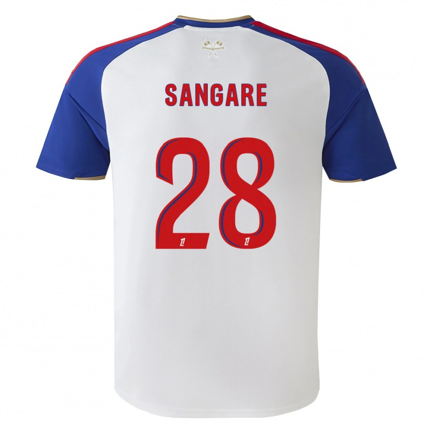 Danxen Barn Wassa Sangaré #28 Kungligt Blå Röd Vit Hemmatröja Matchtröjor 2026/27 Tröjor T-Tröja