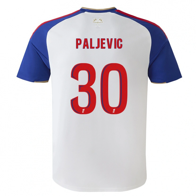 Danxen Barn Alyssia Paljevic #30 Kungligt Blå Röd Vit Hemmatröja Matchtröjor 2026/27 Tröjor T-Tröja