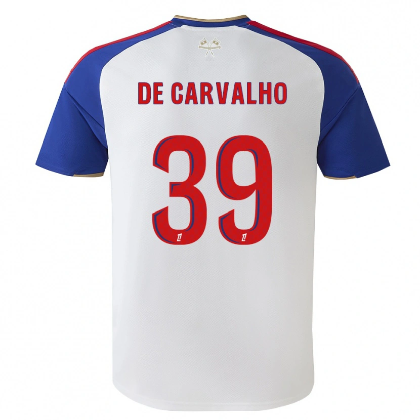 Danxen Barn Mathys De Carvalho #39 Kungligt Blå Röd Vit Hemmatröja Matchtröjor 2026/27 Tröjor T-Tröja