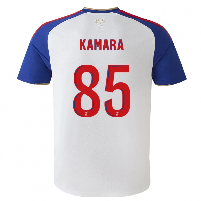 Danxen Barn Noham Kamara #85 Kungligt Blå Röd Vit Hemmatröja Matchtröjor 2026/27 Tröjor T-Tröja