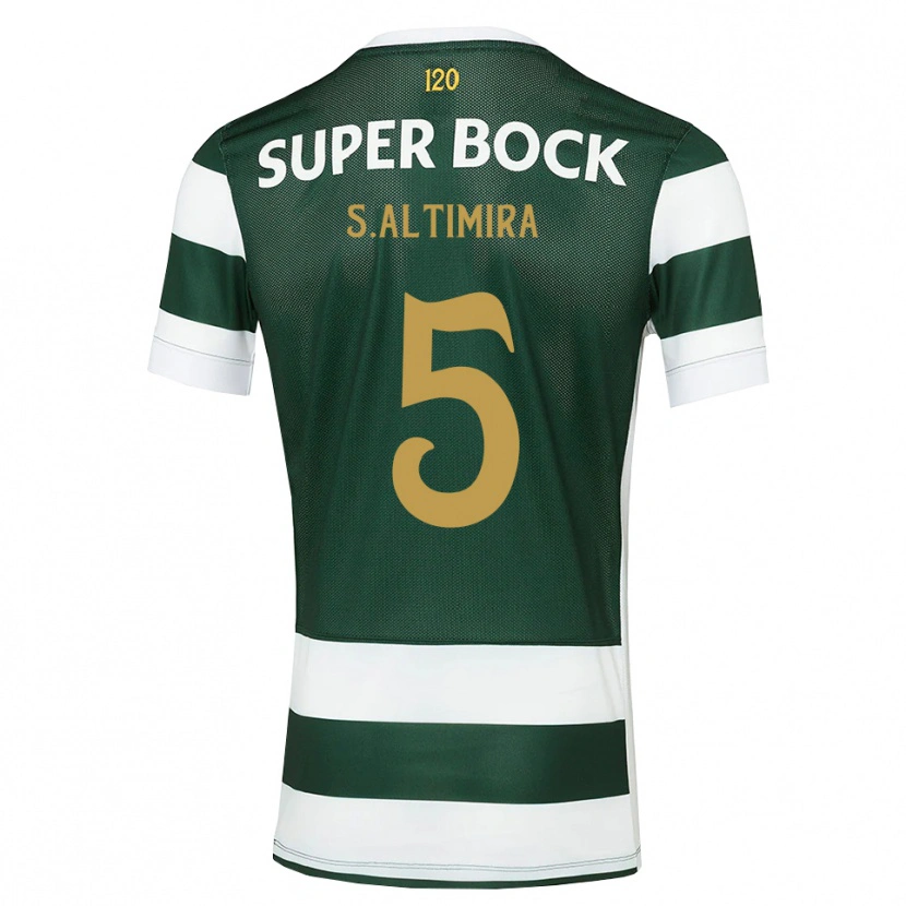 Danxen Barn Sergi Altimira #5 Mörk Skiffergrå Vit Hemmatröja Matchtröjor 2026/27 Tröjor T-Tröja