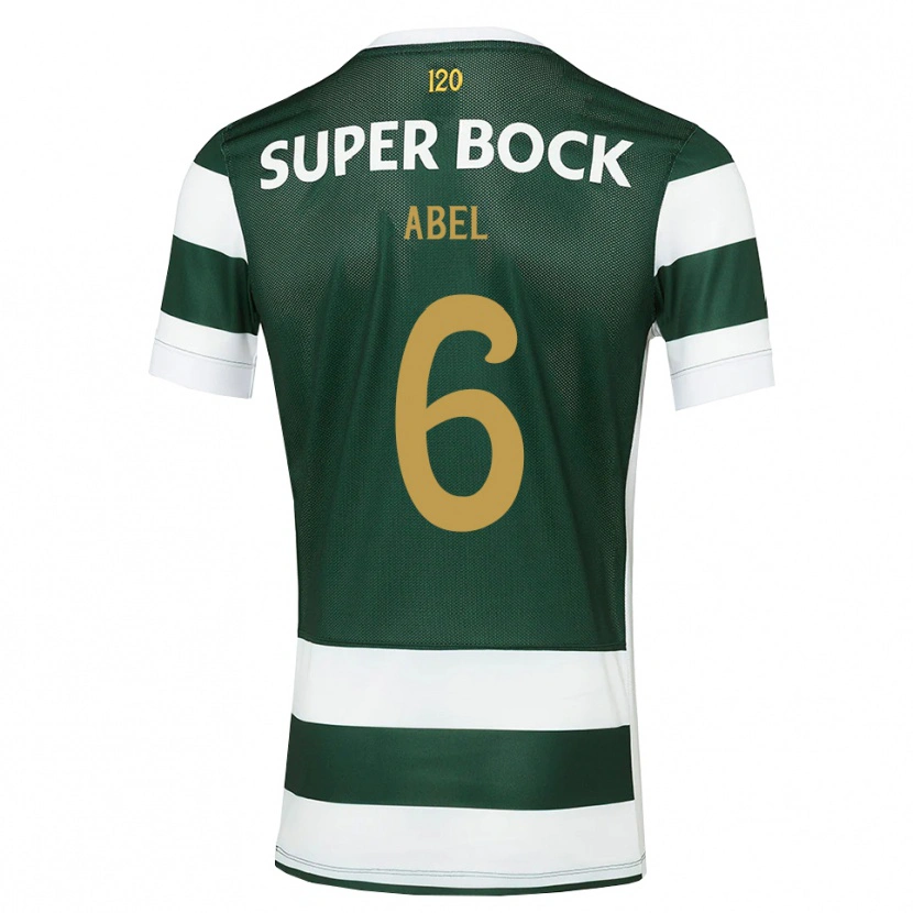 Danxen Barn Luís Abel #6 Mörk Skiffergrå Vit Hemmatröja Matchtröjor 2026/27 Tröjor T-Tröja