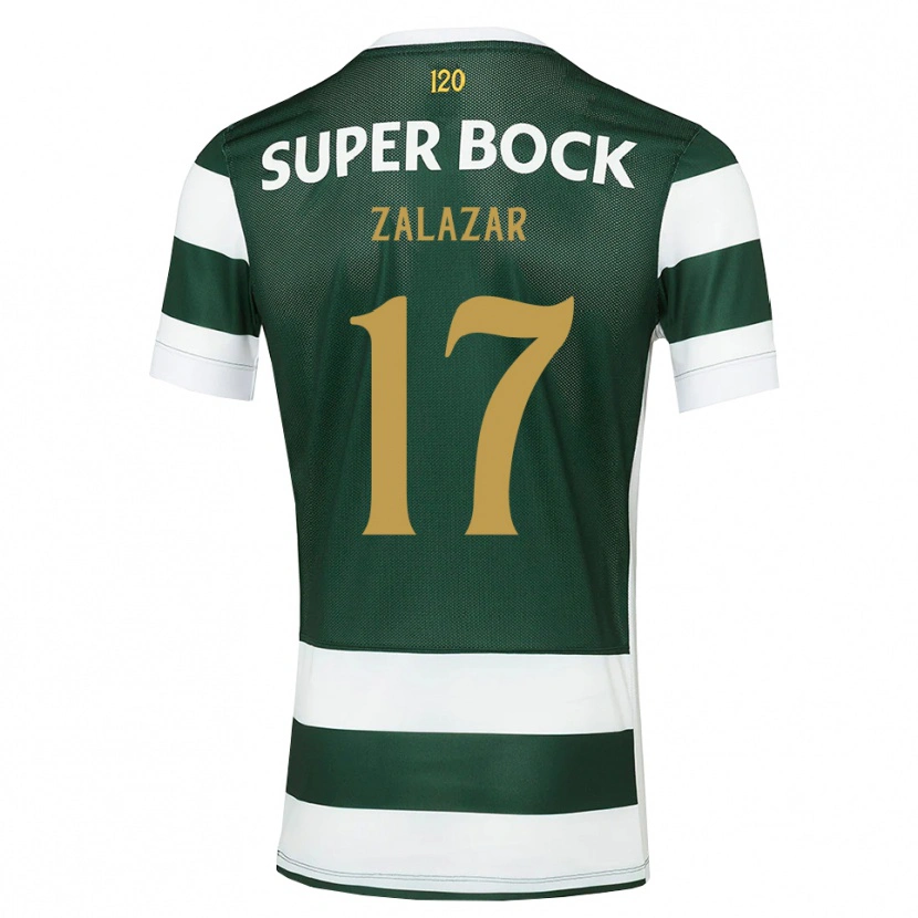 Danxen Barn Rodrigo Zalazar #17 Mörk Skiffergrå Vit Hemmatröja Matchtröjor 2026/27 Tröjor T-Tröja