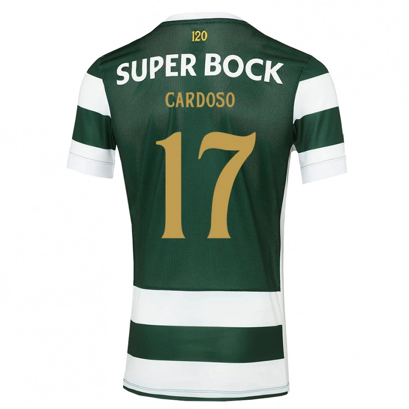 Danxen Barn Diogo Cardoso #17 Mörk Skiffergrå Vit Hemmatröja Matchtröjor 2026/27 Tröjor T-Tröja