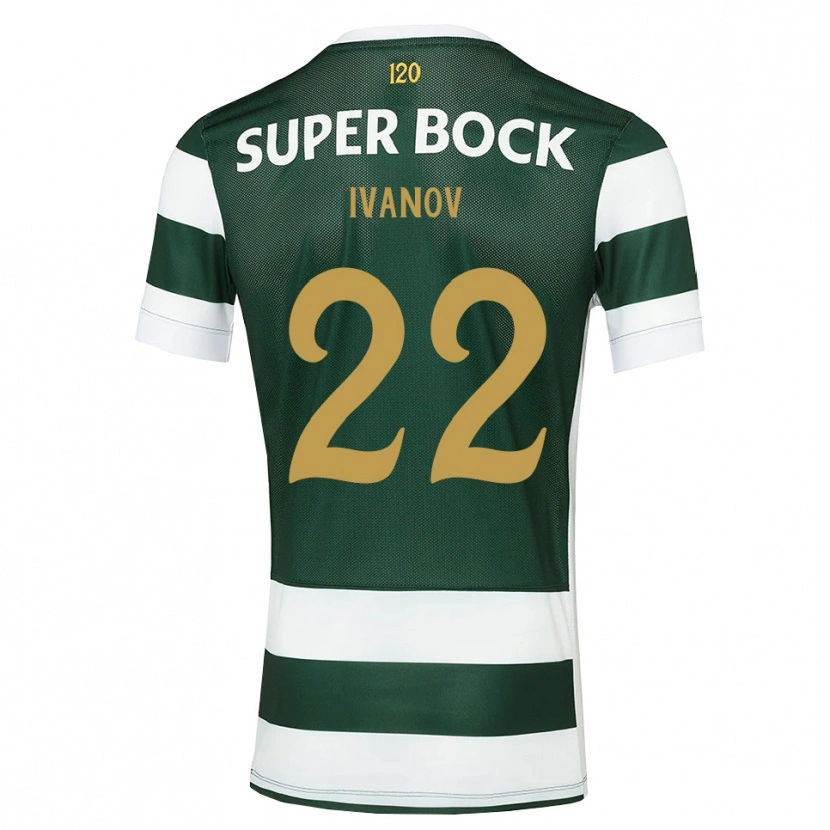 Danxen Barn David Ivanov #22 Mörk Skiffergrå Vit Hemmatröja Matchtröjor 2026/27 Tröjor T-Tröja
