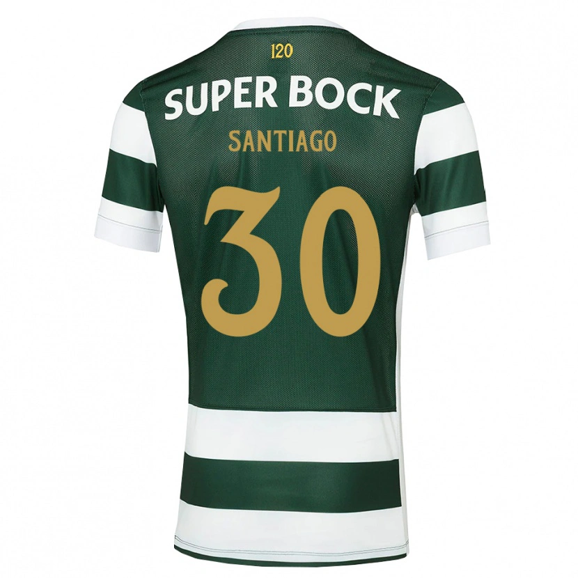 Danxen Barn Carolina Santiago #30 Mörk Skiffergrå Vit Hemmatröja Matchtröjor 2026/27 Tröjor T-Tröja