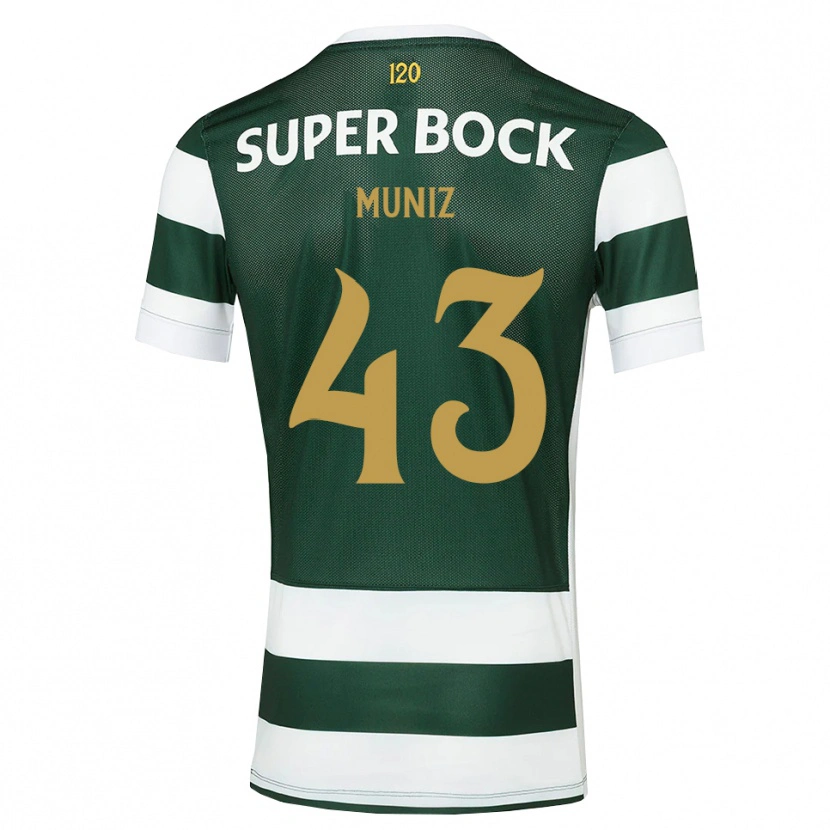 Danxen Barn João Muniz #43 Mörk Skiffergrå Vit Hemmatröja Matchtröjor 2026/27 Tröjor T-Tröja