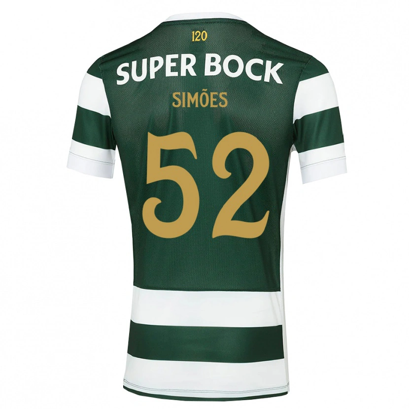 Danxen Barn João Simões #52 Mörk Skiffergrå Vit Hemmatröja Matchtröjor 2026/27 Tröjor T-Tröja