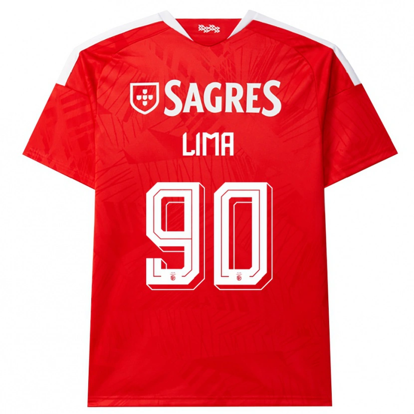 Danxen Barn Ivan Lima #90 Röd Vit Gul Hemmatröja Matchtröjor 2026/27 Tröjor T-Tröja