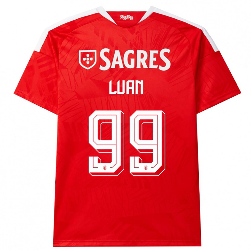 Danxen Barn Luan #99 Röd Vit Gul Hemmatröja Matchtröjor 2026/27 Tröjor T-Tröja