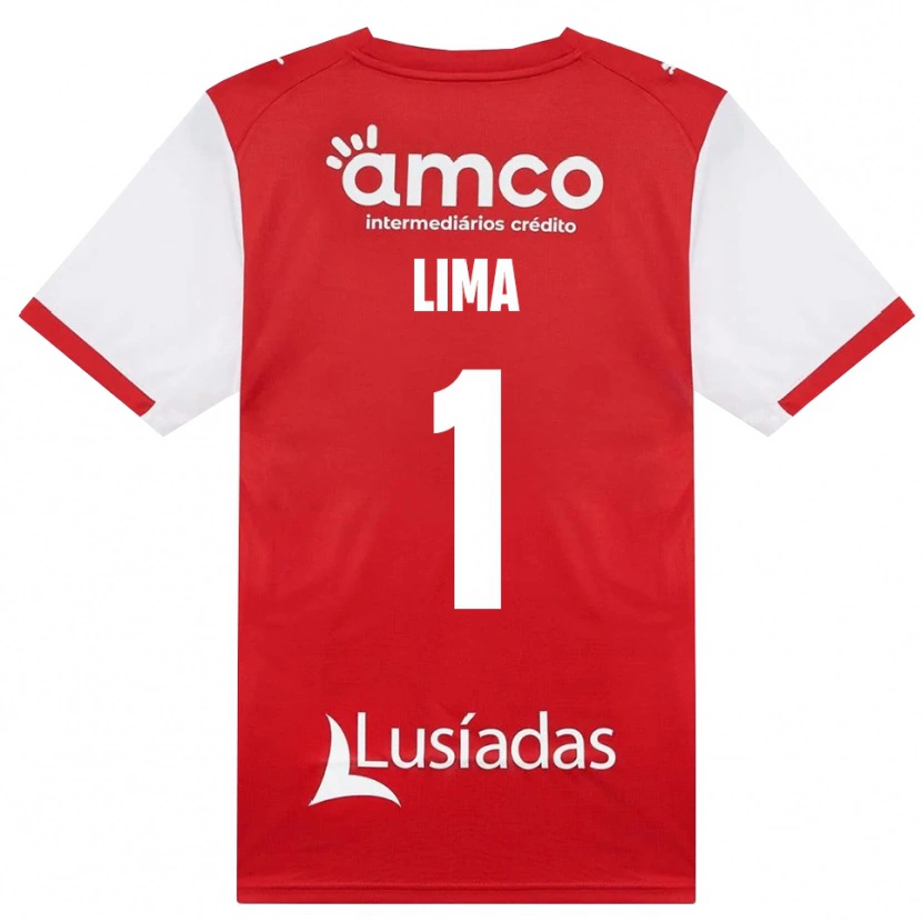 Danxen Barn Aline Lima #1 Vit Röd Svart Hemmatröja Matchtröjor 2026/27 Tröjor T-Tröja