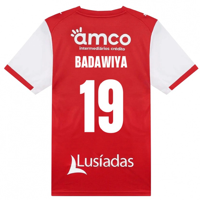 Danxen Barn Rola Badawiya #19 Vit Röd Svart Hemmatröja Matchtröjor 2026/27 Tröjor T-Tröja