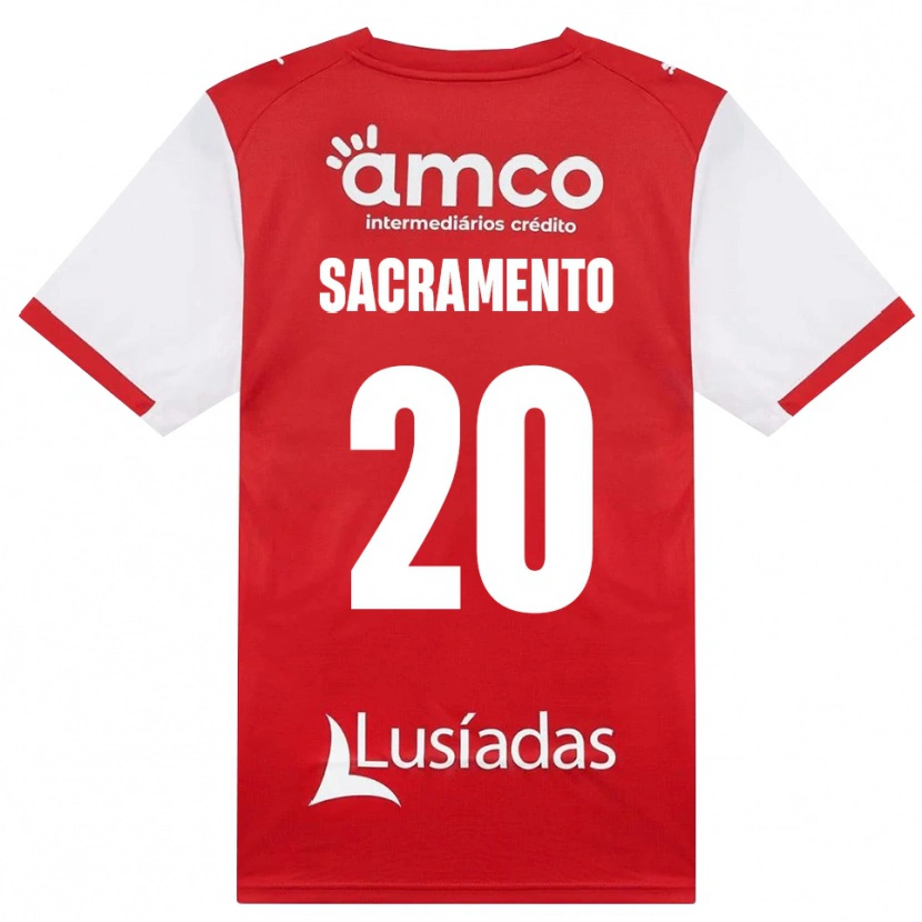 Danxen Barn Medgilson Sacramento #20 Vit Röd Svart Hemmatröja Matchtröjor 2026/27 Tröjor T-Tröja